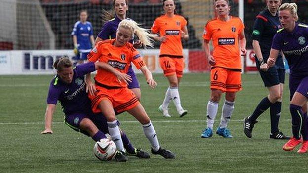 Glasgow City and Hibernian Ladies shared six goals in Airdrie