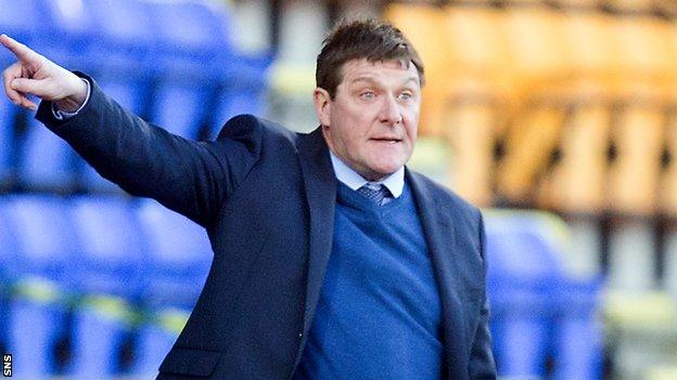 St Johnstone manager Tommy Wright