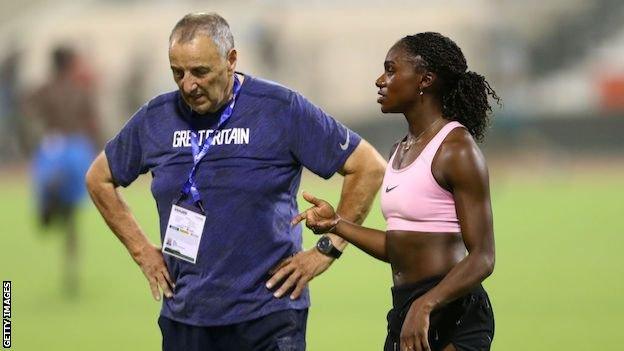 John Blackie and Dina Asher-Smith