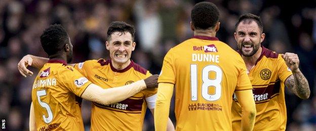 Motherwell celebrate