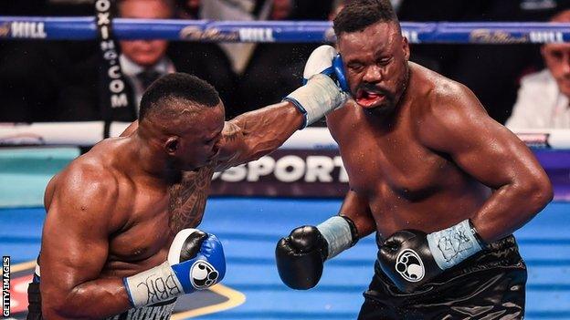 Whyte (left) beat Chisora in an epic bout in 2016