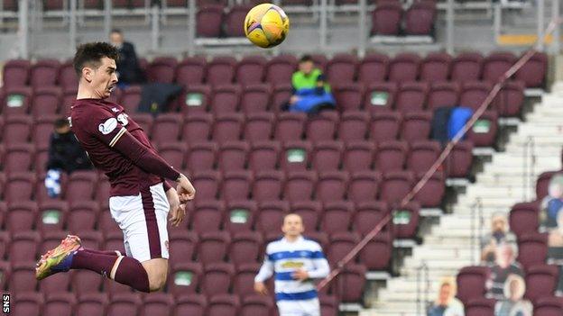 Jamie Walker's goal was his 50th for Hearts