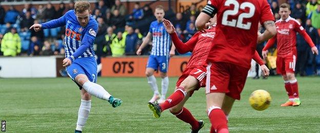 Rory McKenzie gives Kilmarnock the lead