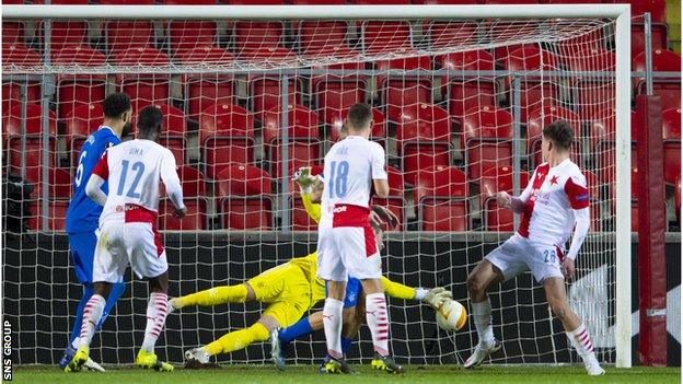 Allan McGregor pulled of a brilliant stop in the final minute in Prague