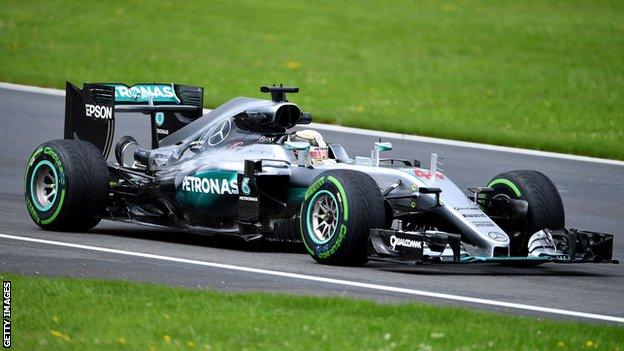 Mercedes F1 driver Lewis Hamilton