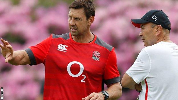 Scott Wisemantel with Eddie Jones