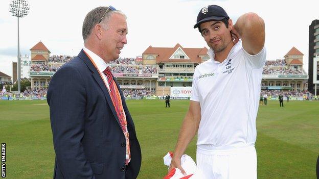 James Whitaker and Alastair Cook