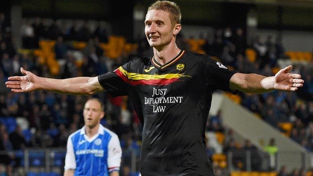 Partick Thistle Chris Erskine