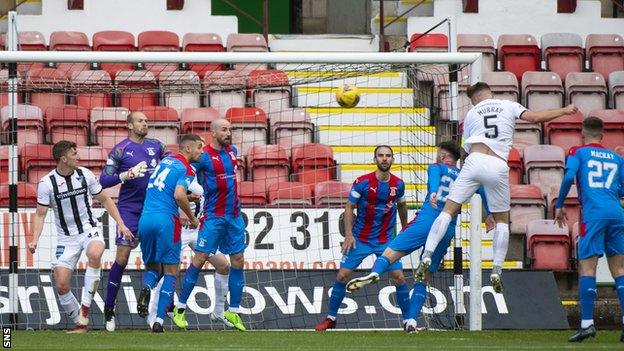 Euan Murray netted his fourth of the season to pull Dunfermline level