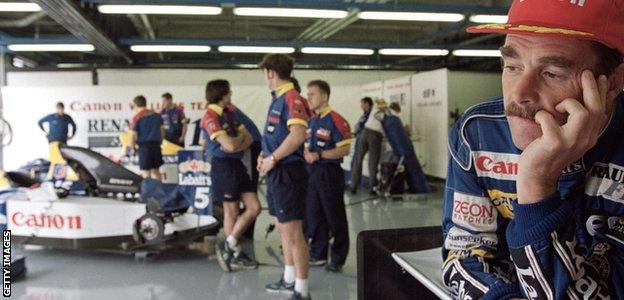 mansell at monza