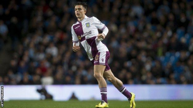 Jack Grealish makes his Aston Villa debut