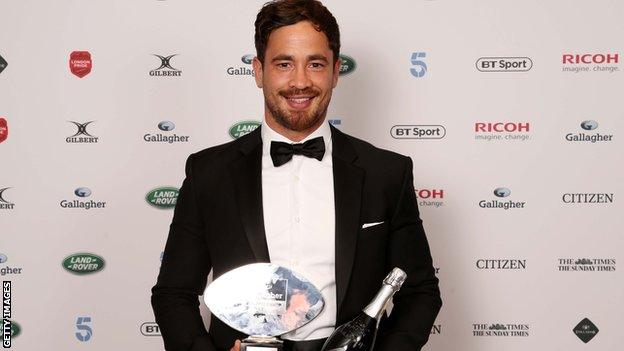 Danny Cipriani Premiership player of the year