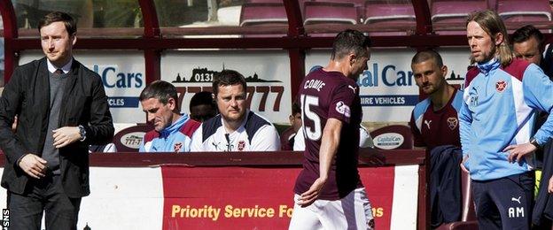 Cathro's decision to replace Don Cowie with Bjorn Johnsen prompted boos from the stands