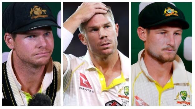 Steve Smith, David Warner, Cameron Bancroft