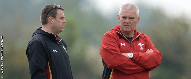 Martyn Phillips and Warren Gatland