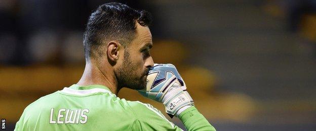 Aberdeen goalkeeper Joe Lewis