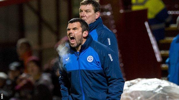 St Johnstone assistant manager Callum Davidson