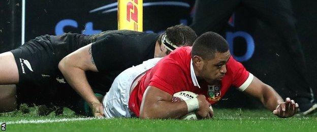 Taulupe Faletau's powerful finish sparked the Lions' thrilling fightback in Wellington