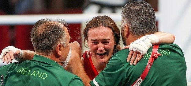 Harrington thanked her coaches after her victory in Tokyo