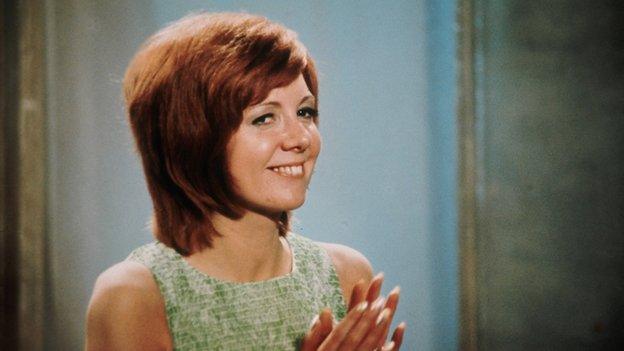 Cilla Black pictured in 1969