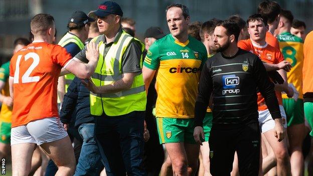 it remains to be seen whether the GAA will opt to take a further look at the match video following receipt of the referee's report after the post-match melee at O'Donnell Park