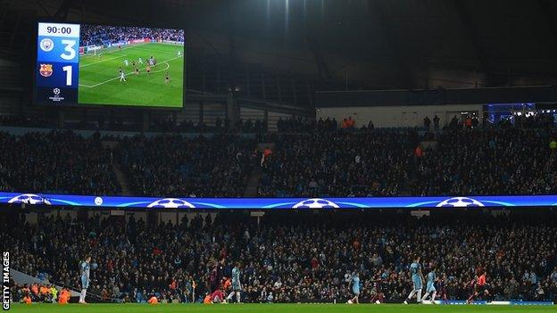 Etihad scoreboard