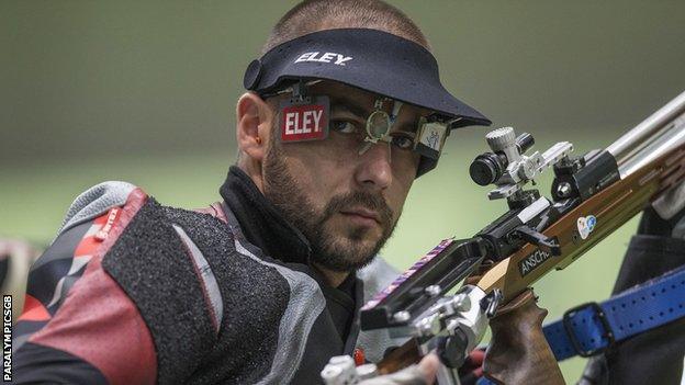 British shooter Matt Skelhon