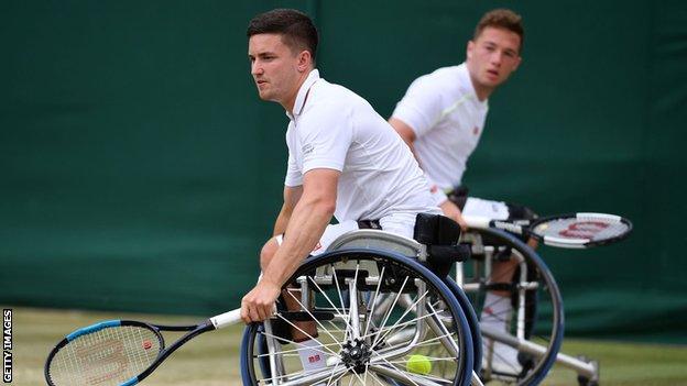 Gordon Reid and Alfie Hewett