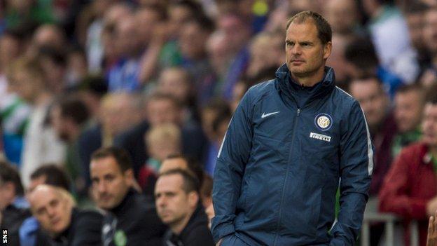 Frank de Boer in his time at Inter Milan