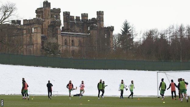 Celtic trained in Scotland on Saturday after returning from Dubai