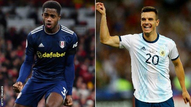 Ryan Sessegnon and Giovani Lo Celso