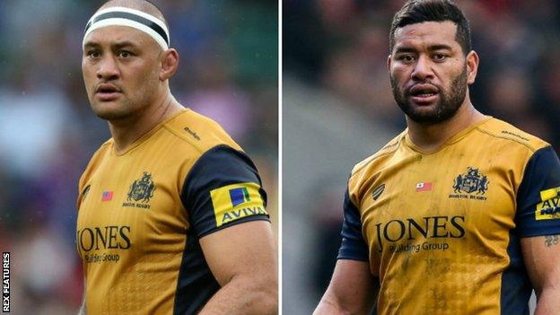 Jack Lam (left) and Siale Piutau