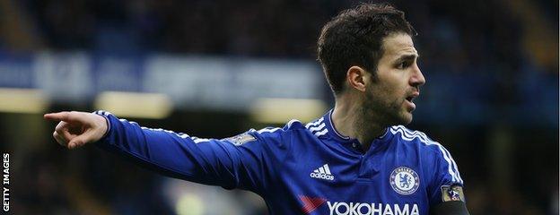 Cesc Fabregas points