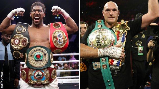 Anthony Joshua and Tyson Fury