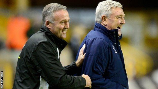 Paul Lambert and Steve Bruce