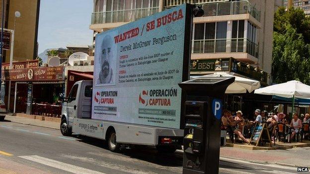 Derek McGraw Ferguson's face on van