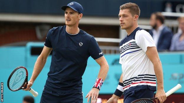 Jamie Murray and Neal Skupski at Queen's