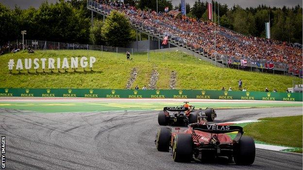 Charles Leclerc and Max Verstappen