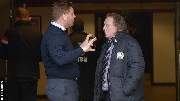 Karl Robinson and Pete Winkleman