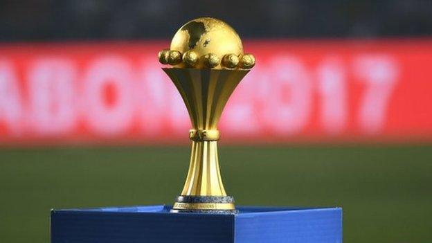 The Africa Cup of Nations trophy