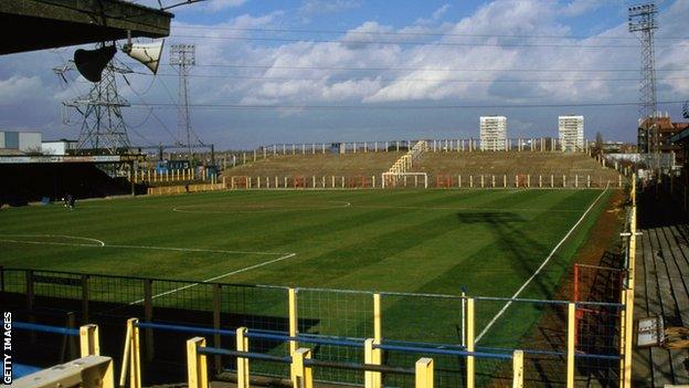 Plough Lane pictured in August 1990