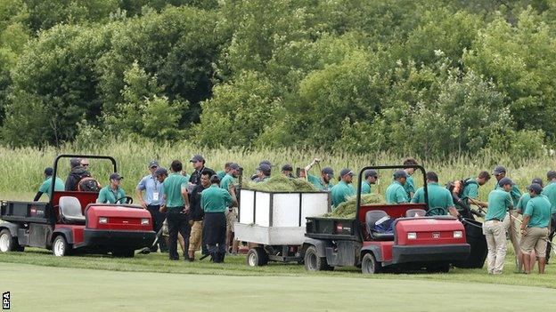 US Open venue Erin Hills is shorn of rough