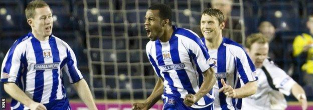 Kilmarnock celebrate