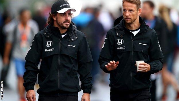 Fernando Alonso & Jenson Button