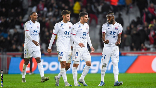 Lyon players