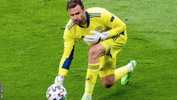 Scotland goalkeeper David Marshall