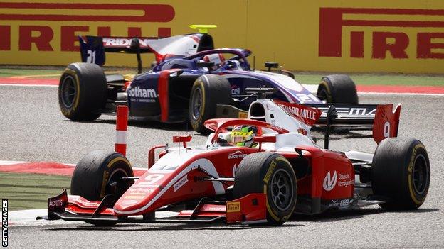 Formula 2 driver Mick Schumacher