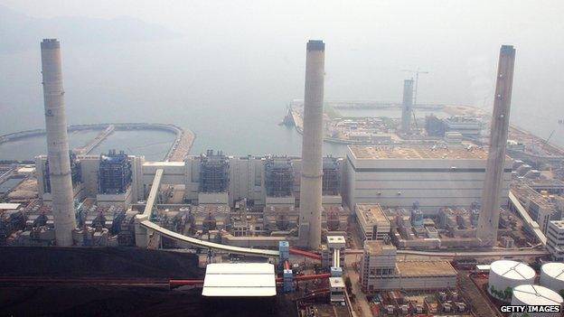 Hong Kong power plant