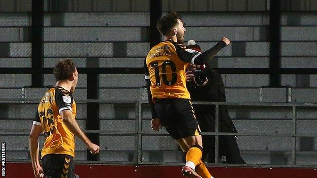 Josh Sheehan's late penalty against Salford helped Newport avoid what would have been league defeats in a row for the first time this season