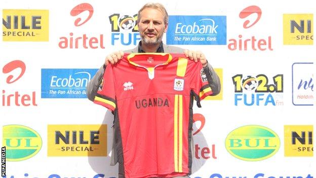 Uganda coach Sebastien Desabre